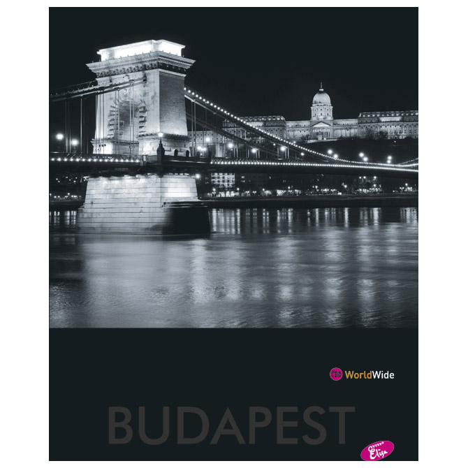 Teka meki uvez A4 crte 40+2L Cities by night Elisa - Slika 4