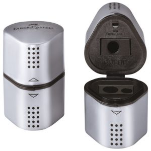 Šiljilo pvc s pvc kutijom 3rupe Grip 2001 Trio Faber Castell