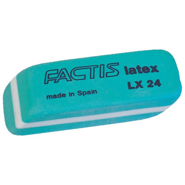 Gumica plastična LX24 soft Factis zelena