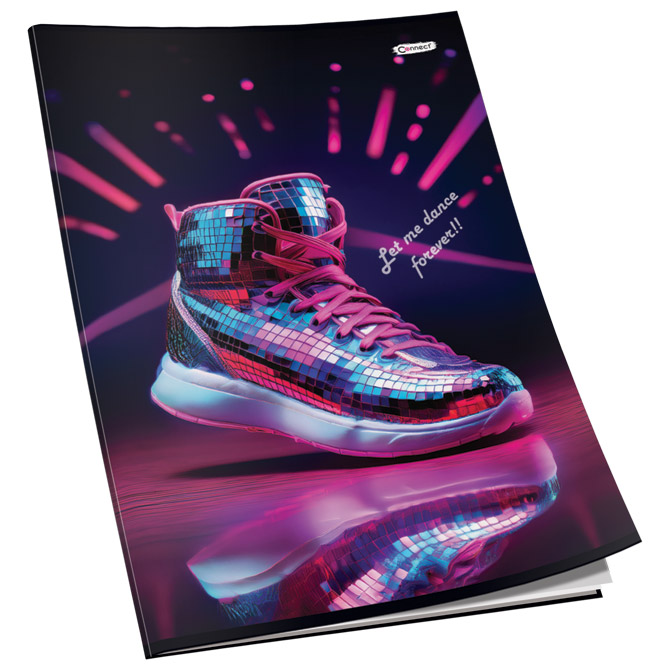 Bilježnica Connect sjaj+glitter A4 KOCKA - Slika 6