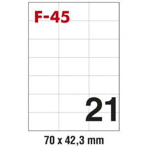 Etikete ILK 70x42,3mm pk100L Fornax F-45