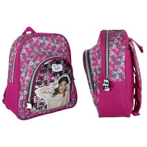 Ruksak vrtićki 31cm Disney Violetta srebrno rozi