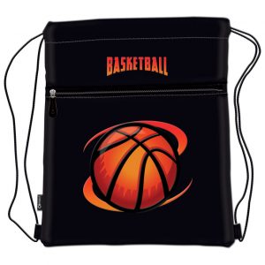 Vrećica za tjelesni Basketball Team Connect crno-narančasta