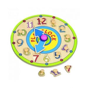 Drvena slagalica sat