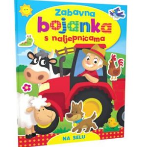 Zabavna bojanka s naljepnicama - Na selu