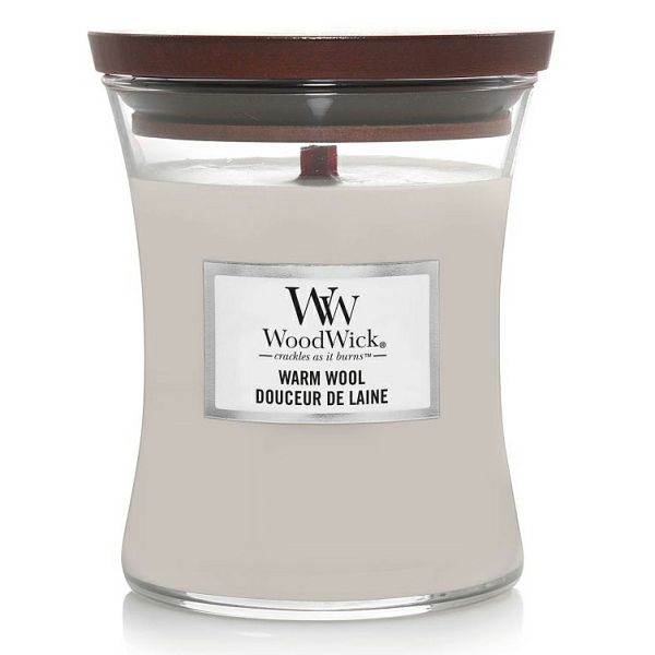 Svijeća mirisna WoodWick Classic Medium Warm Wool