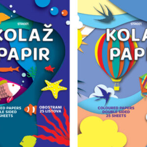 Street Kolaž papir 25 listova Street