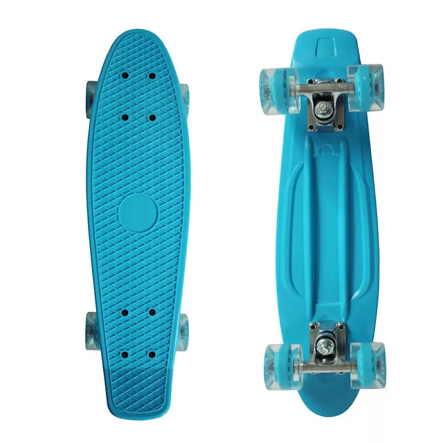 Skateboard sa svjetlećim kotačima 56 cm