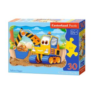 Castorland puzzle Žuti rovokopač - 30 komada