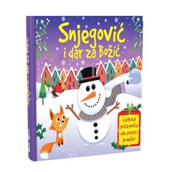 Snjegović i dar za Božić