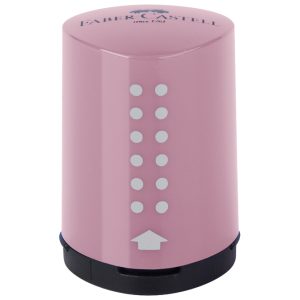 Šiljilo pvc s pvc kutijom 1rupa Grip 2001 mini Faber-Castell - Write 183714 rozo