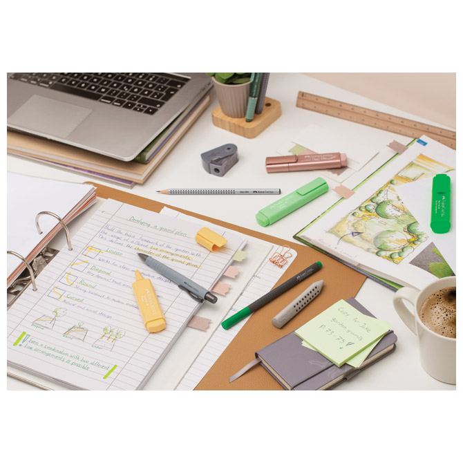 Flomaster fineliner 0,4mm Grip 10boja Faber Castell 151610 sortirano blister - Slika 3