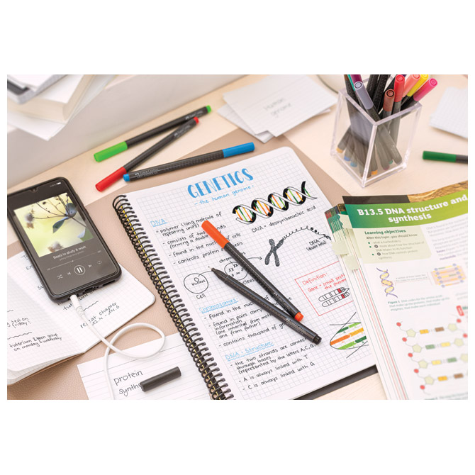 Flomaster fineliner 0,4mm Grip 10boja Faber Castell 151610 sortirano blister - Slika 4