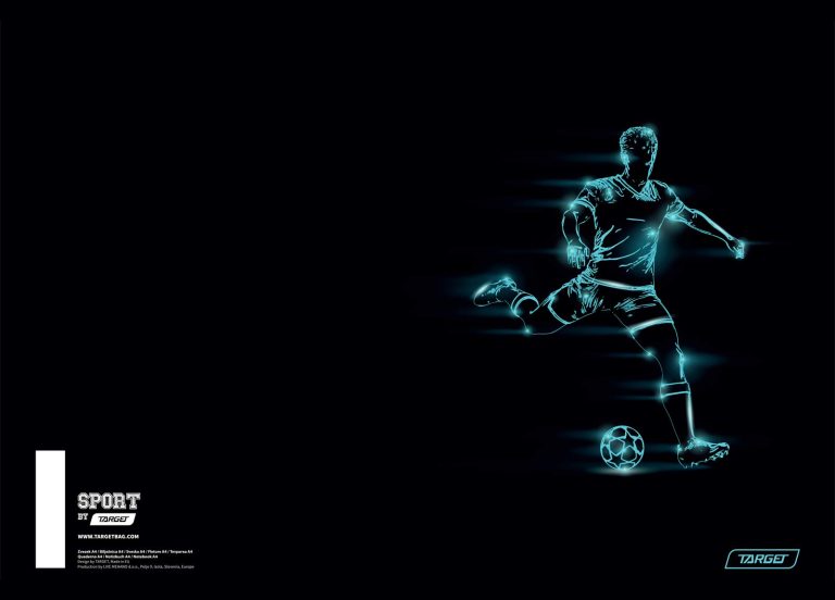 Bilježnica A4 kocke 52l Target Sport - Slika 8