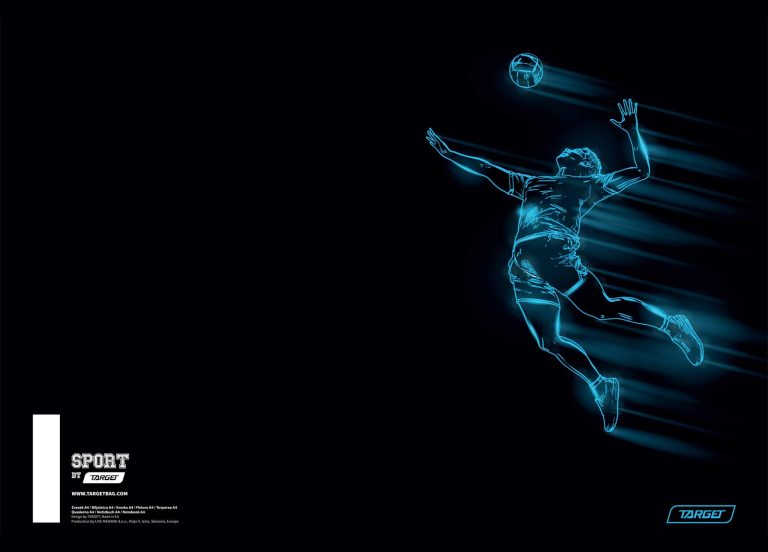 Bilježnica A4 kocke 52l Target Sport - Slika 4