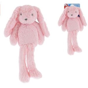 Plišani zec 30 cm rozi