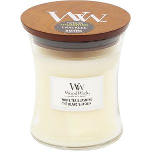Svijeća mirisna WoodWick Classic Medium White Tea & Jasmine