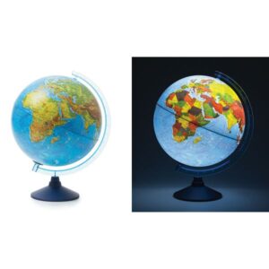 Globus 32cm Alaysk"s geopolitički,hrvatski jezik,LED svijetlo