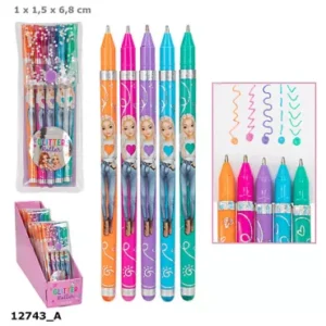 Set svjetlucavih gel kemijskih olovaka Depesche TopModel - 5 komada