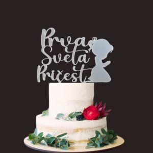 Toper Prva sveta pričest djevojčica - srebrni