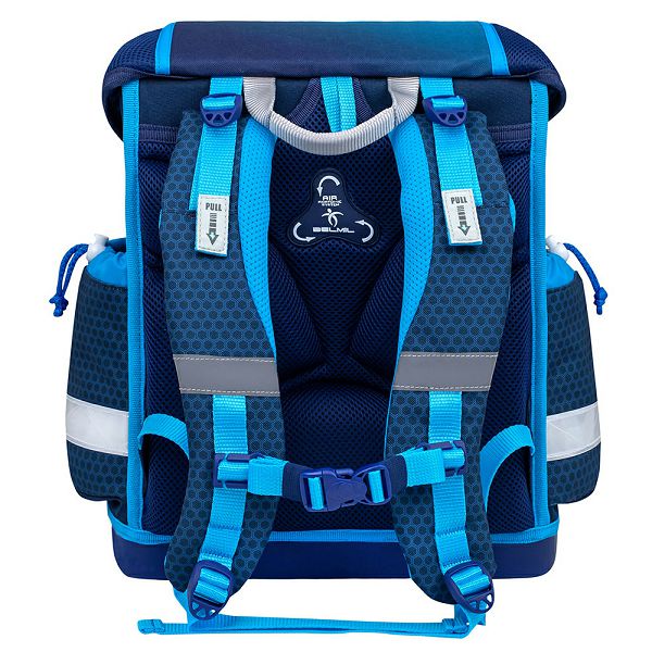 Torba školska Belmil classy racing blue neon 403-13/AG/26 - Slika 3