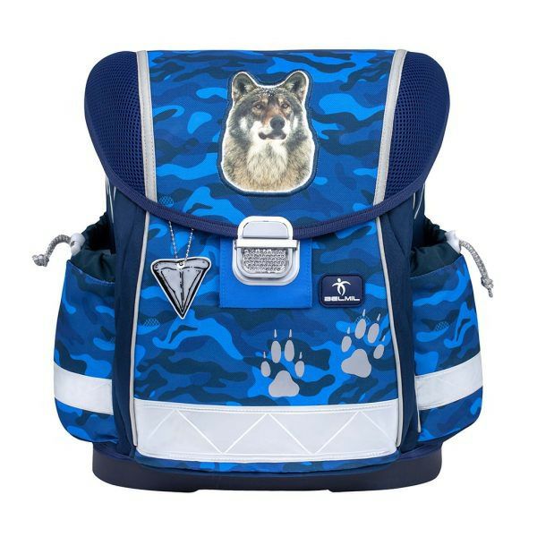 Školska torba Belmil Classy 403-13 anatomska Alpha Wolf
