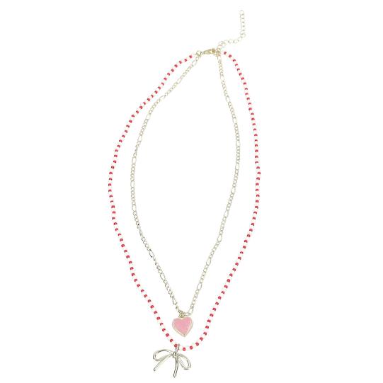 TOPModel ogrlica s dvostrukim slojem LEOHEART - Slika 3