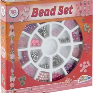 Set perli Grafix s ružičastim perlicama za nakit