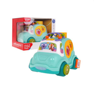 Interaktivni autobus za umetanje HUANGER Musical Sorting Truck