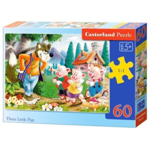 Castorland puzzle Tri praščića - 60kom