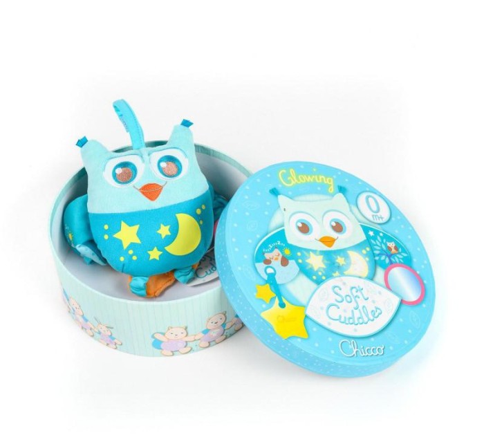 Chicco plišana igračka za bebe u kutiji - plava