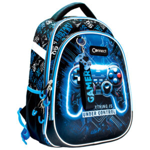 Ruksak školski anatomski lagan XT Gamer Blue 26.Connect