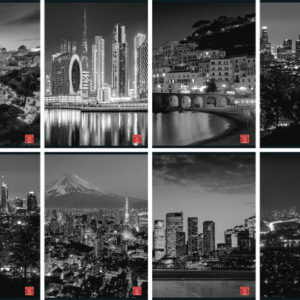 Bilježnica A4 Pigna by Night - kocka