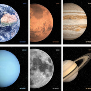 Bilježnica A4Street PLANETI - crta