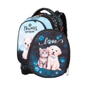 Ruksak školski anatomski Target Superlight 2 face Friends