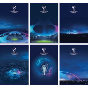 Bilježnica A4 UEFA Champions League - kocka