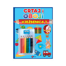 Crtaj i oboji - vježbenice