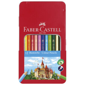 Boje drvene 12boja metalna kutija Faber-Castell 115801
