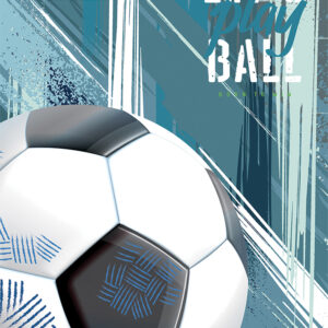 Bilježnica A4/D Street FOOTBALL metallic 54L