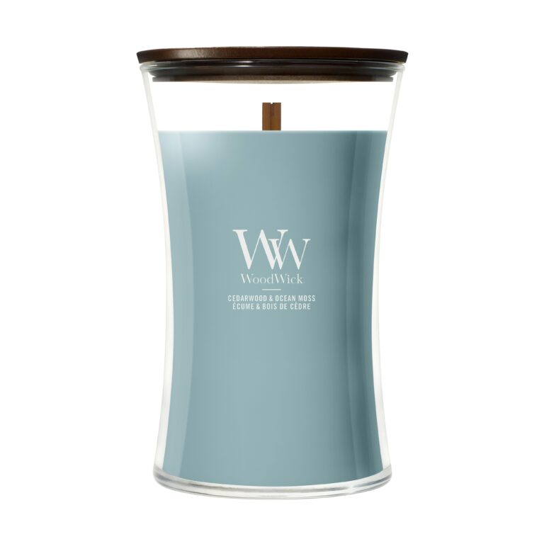 Svijeća mirisna WoodWick Classic Large Cedarwood & Ocean moss