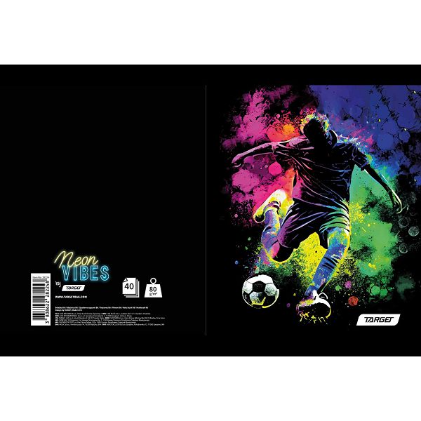Notes A6/40lista Neon Vibes 2motiva - Slika 2