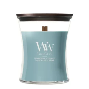 Svijeća mirisna WoodWick Classic Medium Cedarwood & Ocean moss