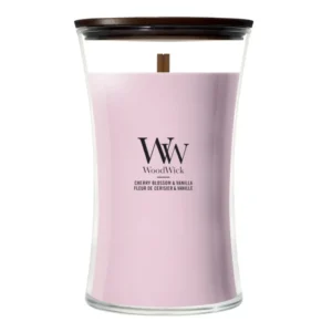 Svijeća mirisna WoodWick Classic Large Cherry Blossom & Vanilla