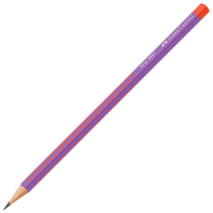 Olovka grafitna B Grip Faber-Castell - crveno-ljubičasta