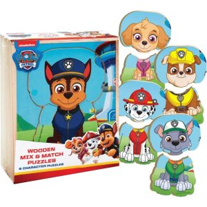 Drvene puzzle kutiji: Paw Patrol