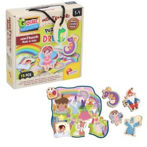 Montessori drvene puzzle dream