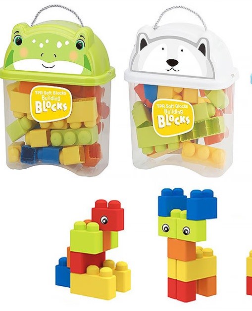 Mekane kocke u kantici za bebe 24 komada