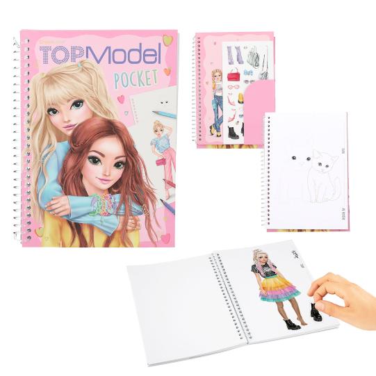 TOPModel džepna knjiga za bojanje