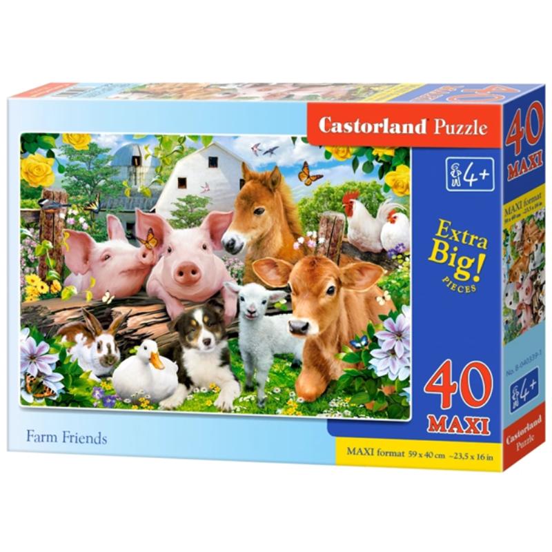 Puzzle Prijatelji s farme 40 kom Maxi
