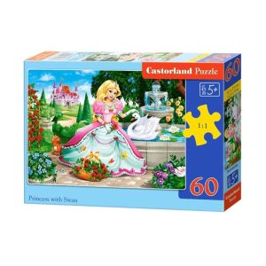 Puzzle 60 komada princeza i labud